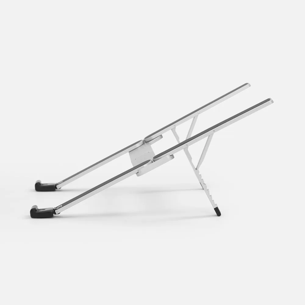 Подставка для ноутбука и планшета Scaffold Compact, серебристый металлик фото 3