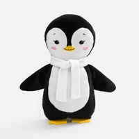 Мягкая игрушка Beastie Toys, пингвиненок с белым шарфом фото 2