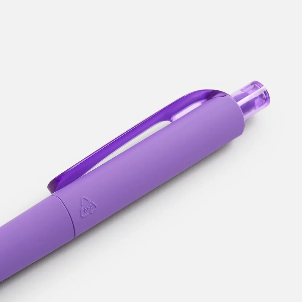 Ручка шариковая Prodir DS8 PRR-T Soft Touch, фиолетовая фото 5