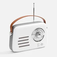 Bluetooth-колонка с радио Retronica, белая фото 2