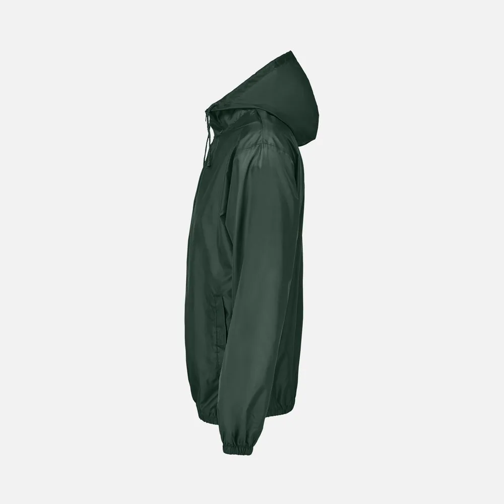 Ветровка унисекс Shield, темно-зеленая, размер L фото 4