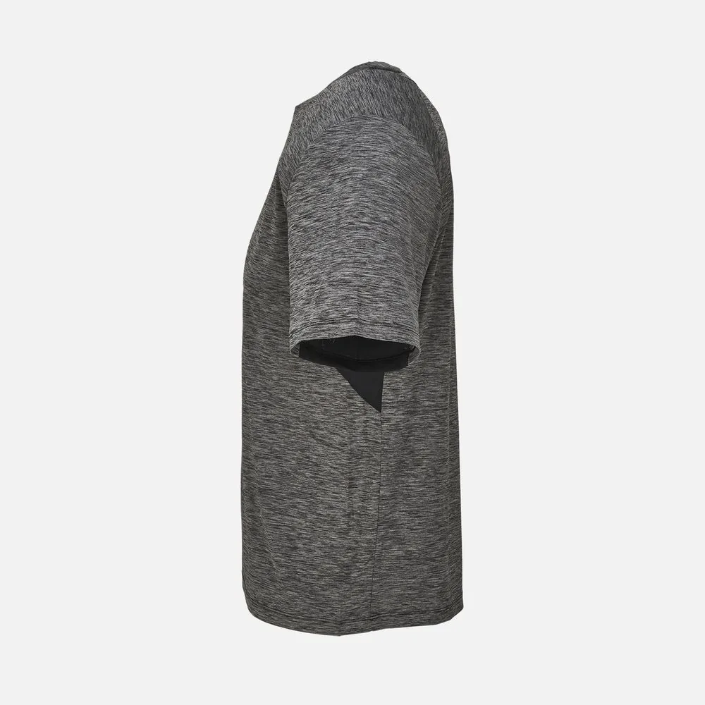 Футболка спортивная унисекс Storm, черный меланж, размер XXL фото 4