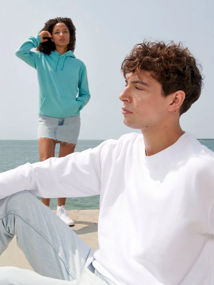 Свитшот унисекс Columbia, светло-серый меланж, размер L фото 7