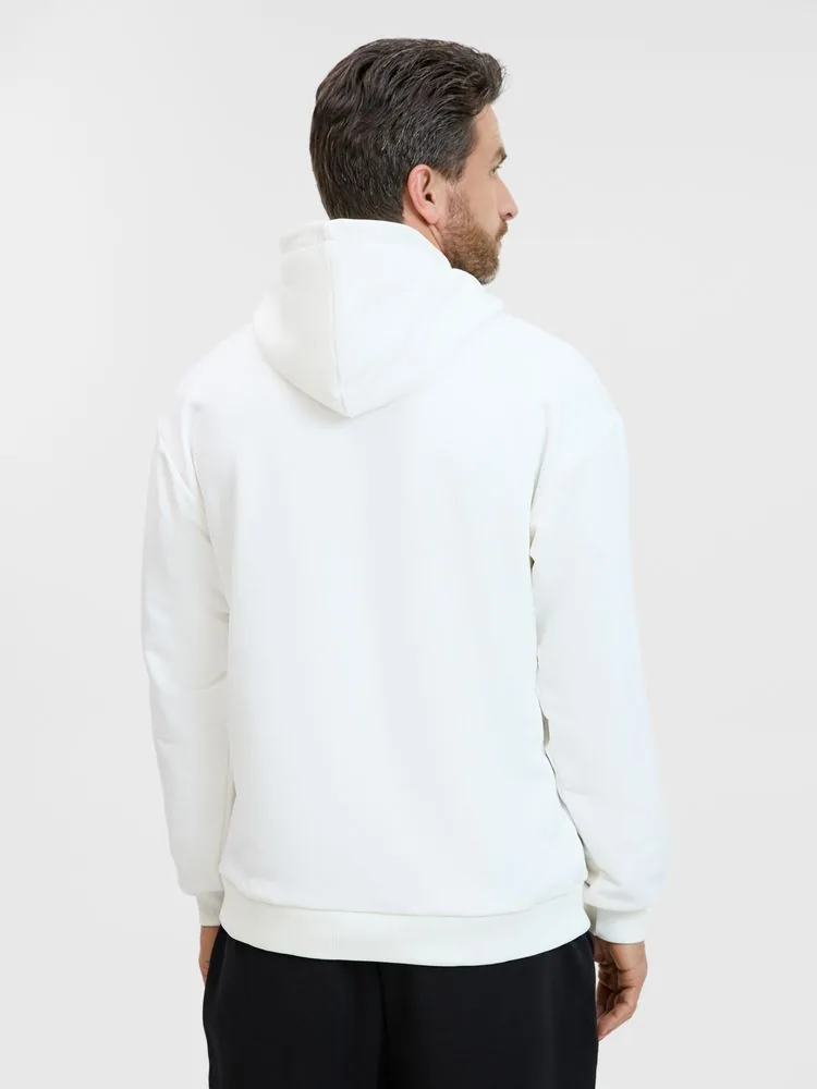 Худи унисекс оверсайз Songo, молочно-белое, размер 3XL/4XL фото 8