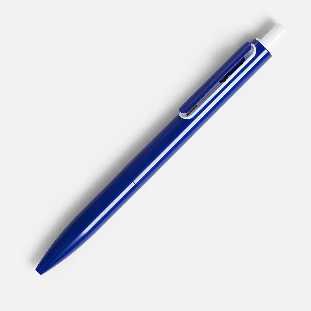 Ручка шариковая Outliner, синяя с белым фото 3