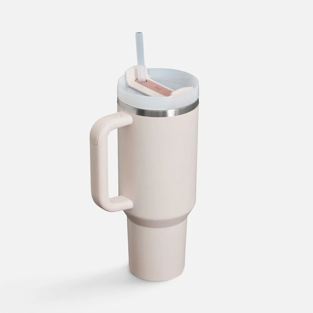 Термокружка Quencher H2.0 1180 с трубочкой, розовая фото 3