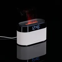 Увлажнитель-ароматизатор с часами и подсветкой ClockWave, белый фото 2