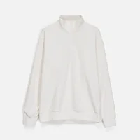 Толстовка унисекс оверсайз Ziplink Terry, молочно-белая, размер XXL фото 2