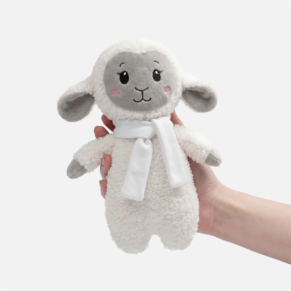 Мягкая игрушка Beastie Toys, овечка с белым шарфом фото 3
