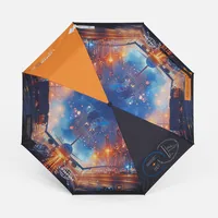 Зонт складной Monsoon с полной запечаткой снаружи на заказ фото 2
