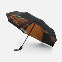 Зонт складной Monsoon с полной запечаткой купола изнутри на заказ фото 2