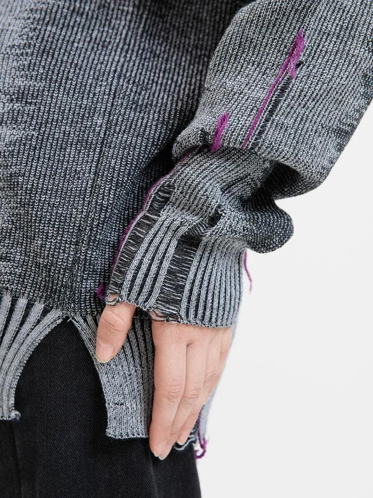 Джемпер Denim свободного силуэта на заказ, полушерсть, размер S фото 22