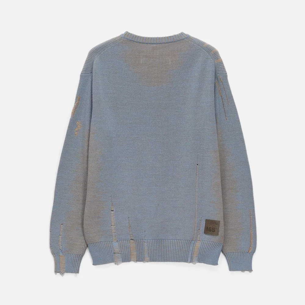 Джемпер Denim свободного силуэта на заказ, полушерсть, размер S фото 25