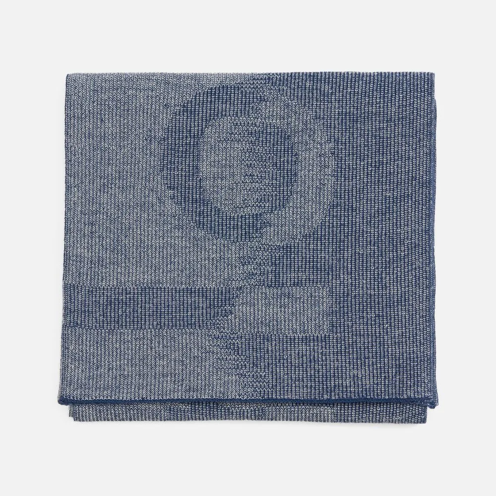 Шарф Denim XXL на заказ, полушерсть фото 10