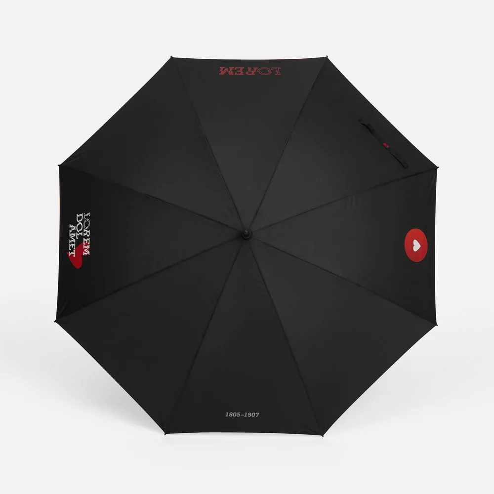 Зонт-трость Rainzee, ver.2, черный фото 8