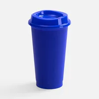 Стакан с крышкой Color Cap, ver.2, синий фото 2
