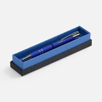 Ручка шариковая Keskus Soft Touch в футляре, синяя фото 2