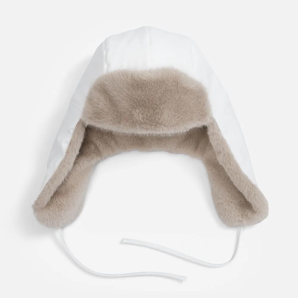Шапка-ушанка Wasa, белая фото 4