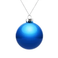 Елочный шар Finery Gloss, 8 см, глянцевый, светло-синий фото 2