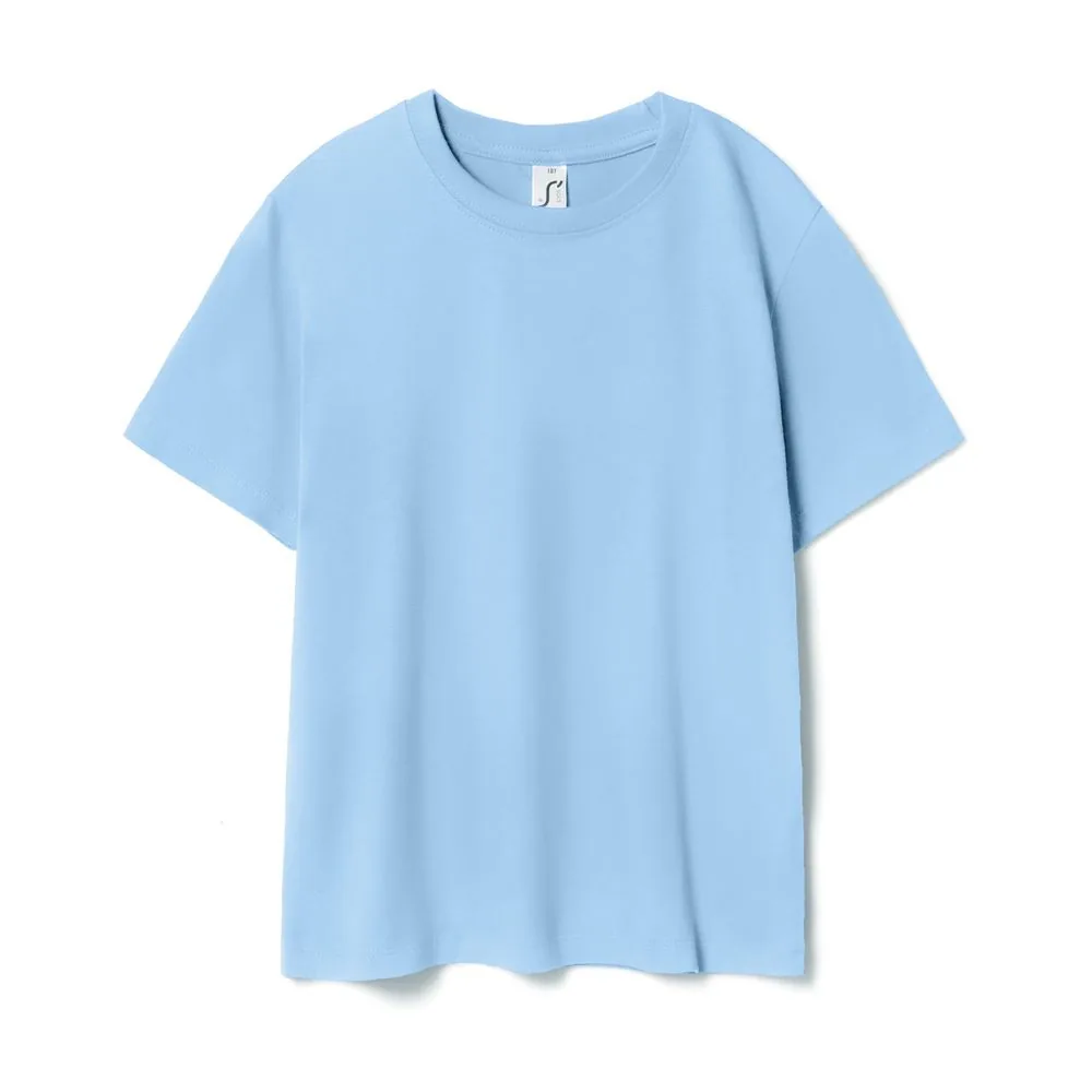 Футболка детская Regent Kids 150 голубая, на рост 118-128 см (8 лет)