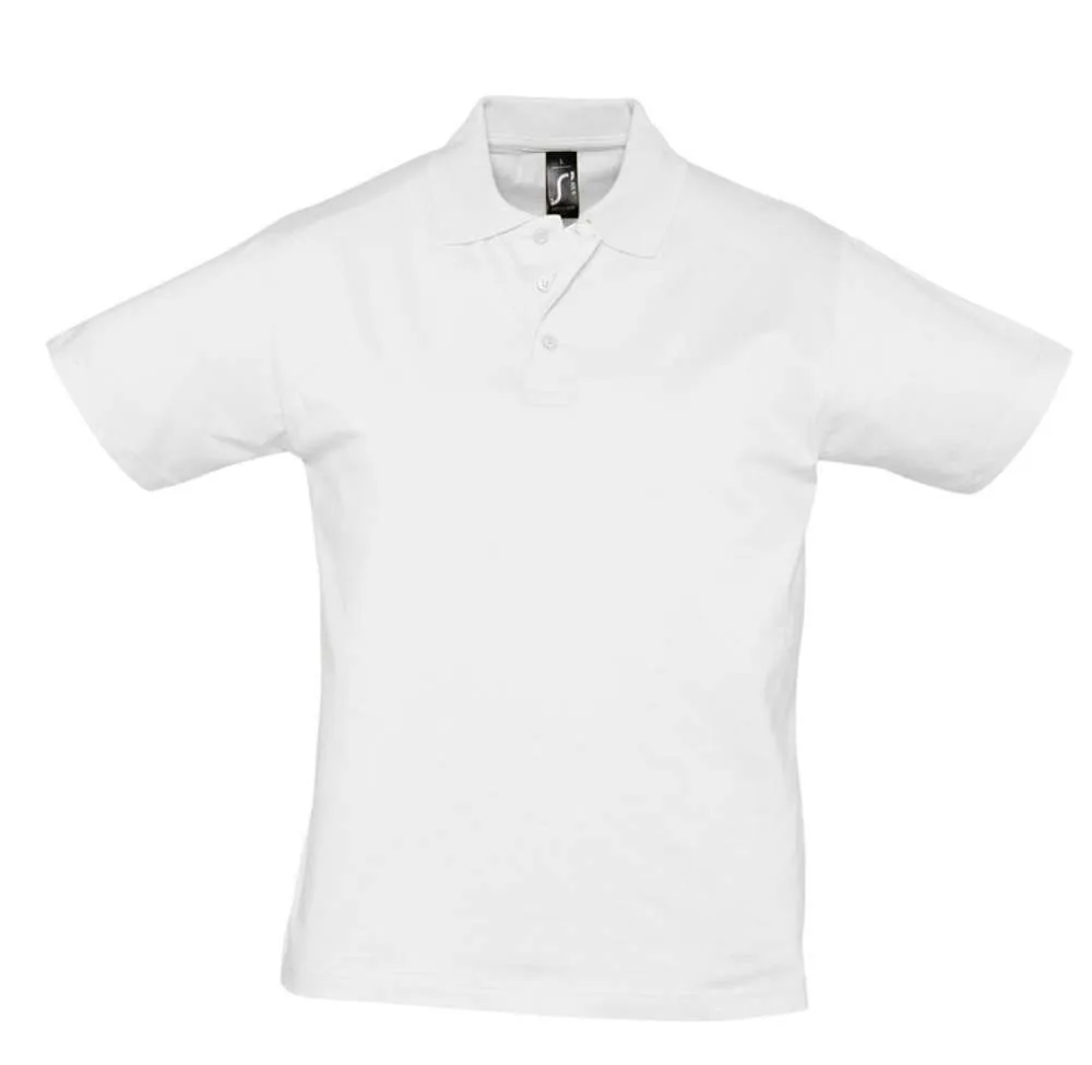 Рубашка поло мужская Prescott men 170 белая, размер XL