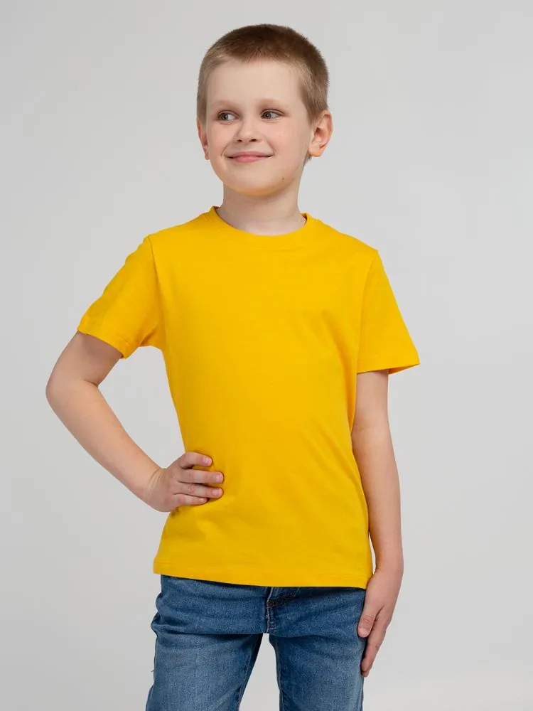 Футболка детская Regent Kids 150 желтая, на рост 130-140 см (10 лет) фото 4