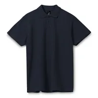 Рубашка поло мужская Spring 210 темно-синяя (navy), размер XXL фото 2