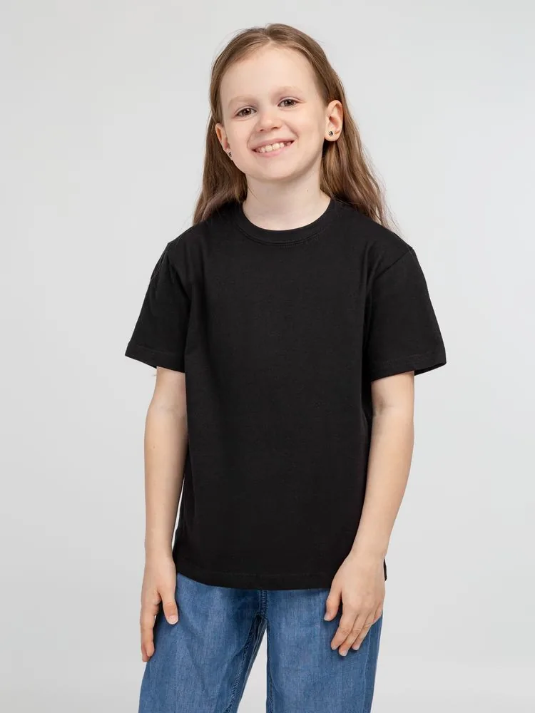 Футболка детская Regent Kids 150 черная, на рост 118-128 см (8 лет) фото 4