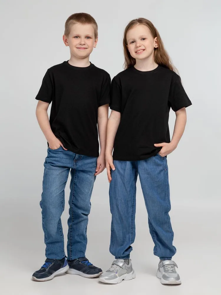 Футболка детская Regent Kids 150 черная, на рост 142-152 см (12 лет) фото 8