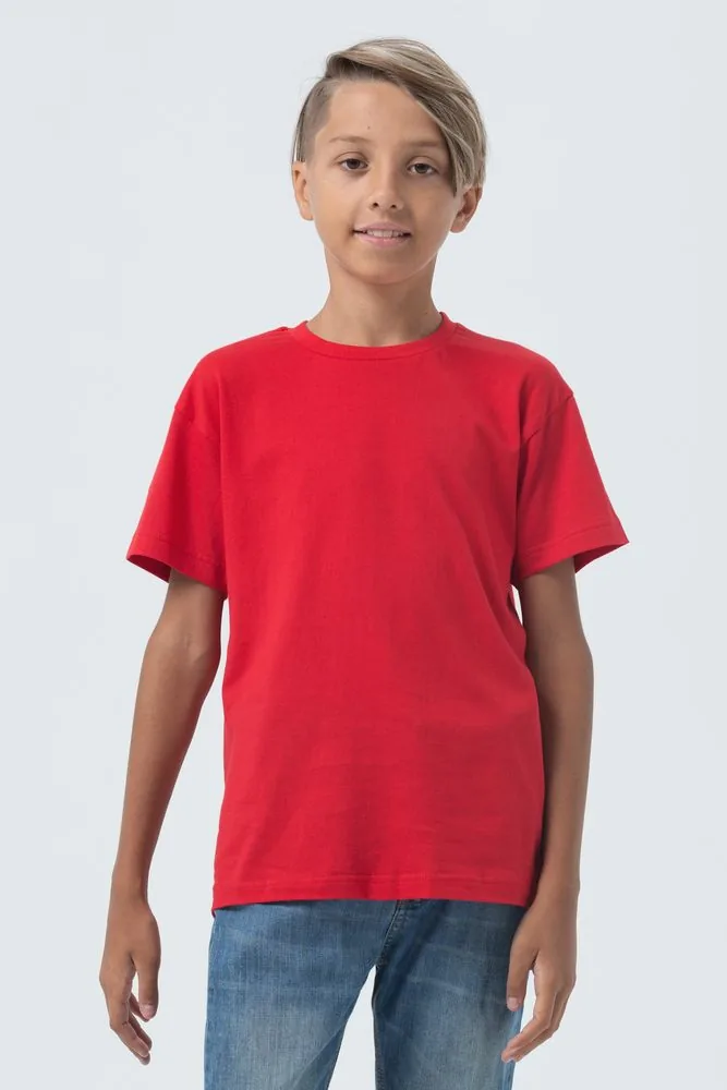 Футболка детская Regent Fit Kids, красная, на рост 142-152 см (12 лет) фото 5
