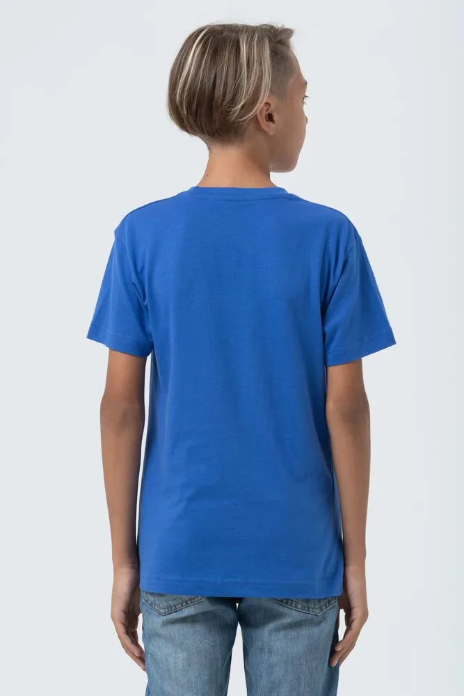 Футболка детская Regent Fit Kids, ярко-синяя, на рост 130-140 см (10 лет) фото 6