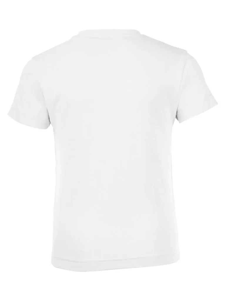Футболка детская Regent Fit Kids, белая, на рост 96-104 см (4 года) фото 4