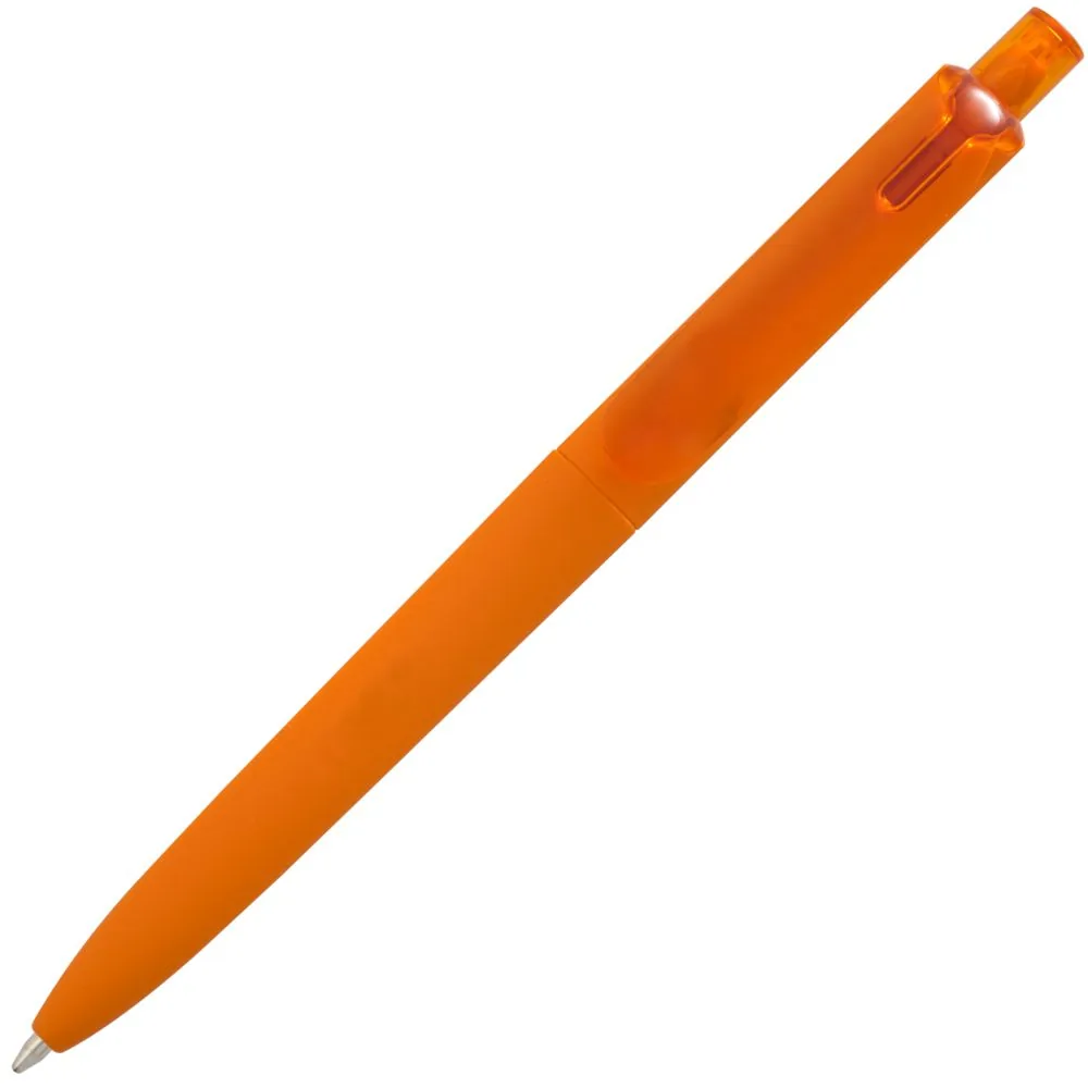 Ручка шариковая Prodir DS8 PRR-T Soft Touch, оранжевая фото 3