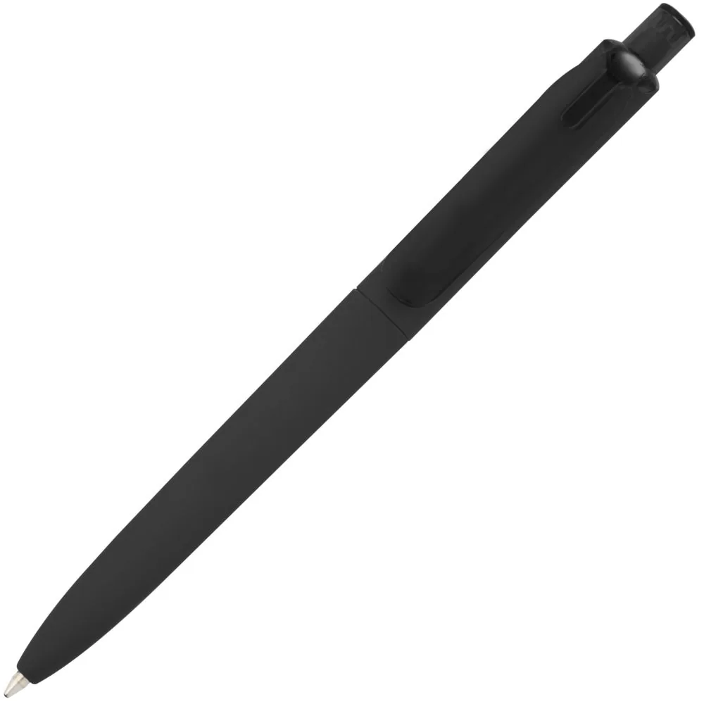 Ручка шариковая Prodir DS8 PRR-T Soft Touch, черная фото 3
