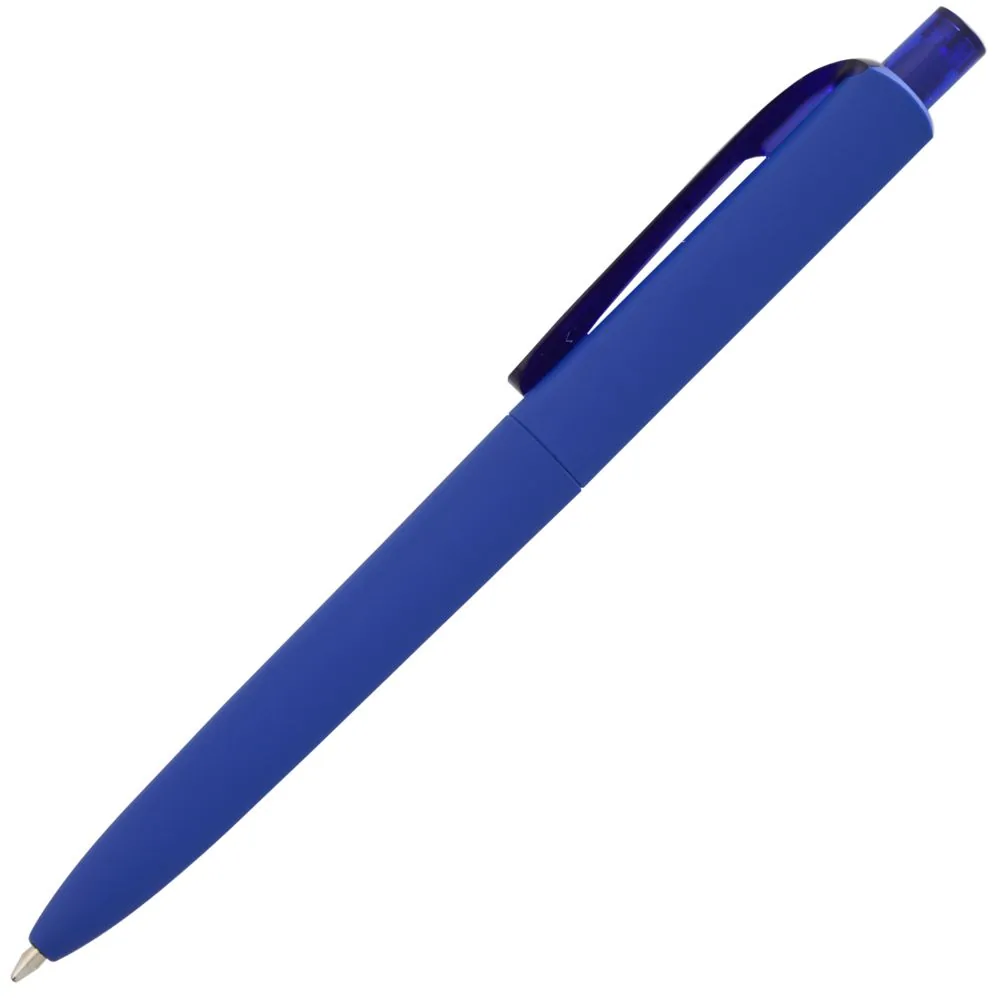 Ручка шариковая Prodir DS8 PRR-T Soft Touch, синяя фото 4