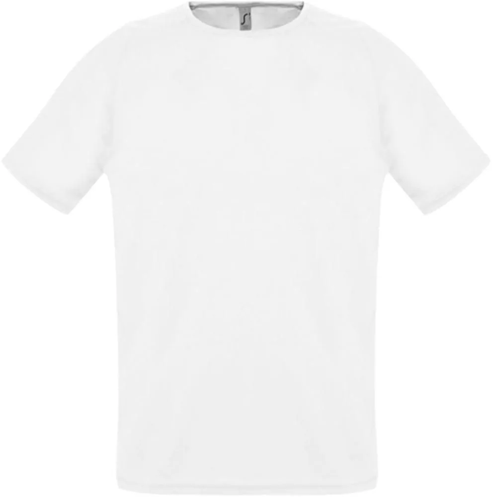 Футболка унисекс Sporty 140 белая, размер XS