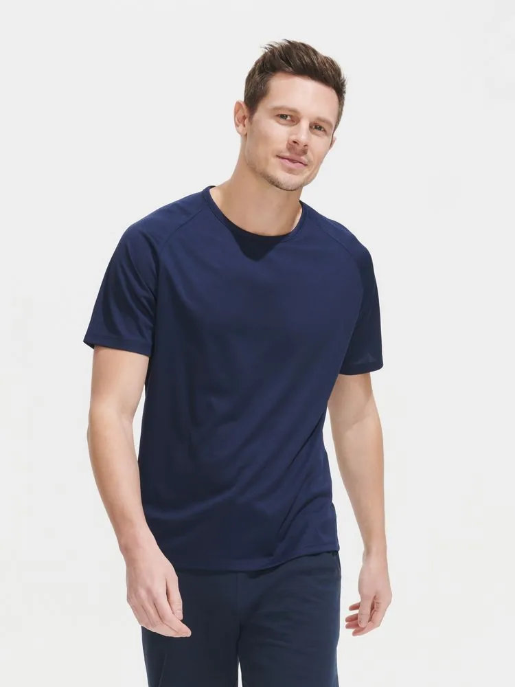 Футболка унисекс Sporty 140 черная, размер XXL фото 7