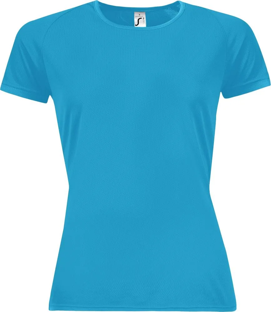 Футболка женская Sporty Women 140 бирюзовая, размер S
