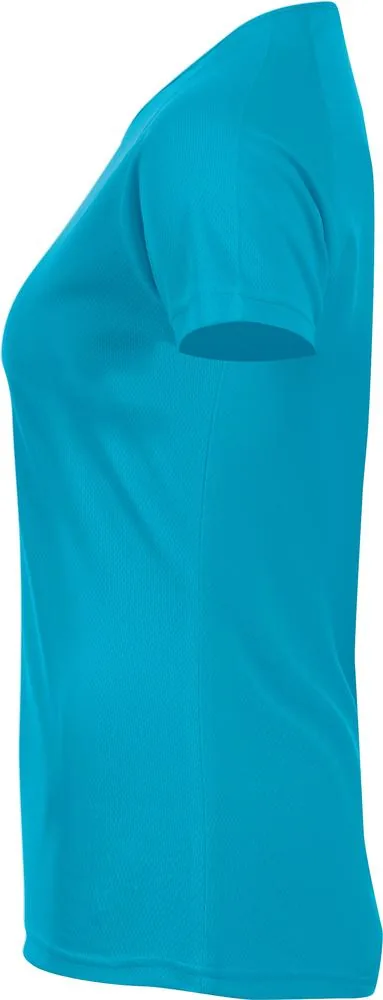 Футболка женская Sporty Women 140 бирюзовая, размер XS фото 3