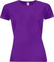 Футболка женская Sporty Women 140 темно-фиолетовая, размер XL фото 2