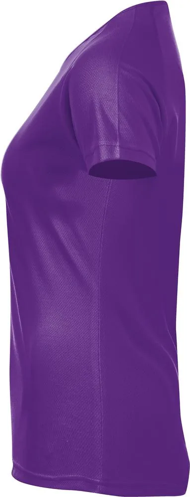 Футболка женская Sporty Women 140 темно-фиолетовая, размер XL фото 3