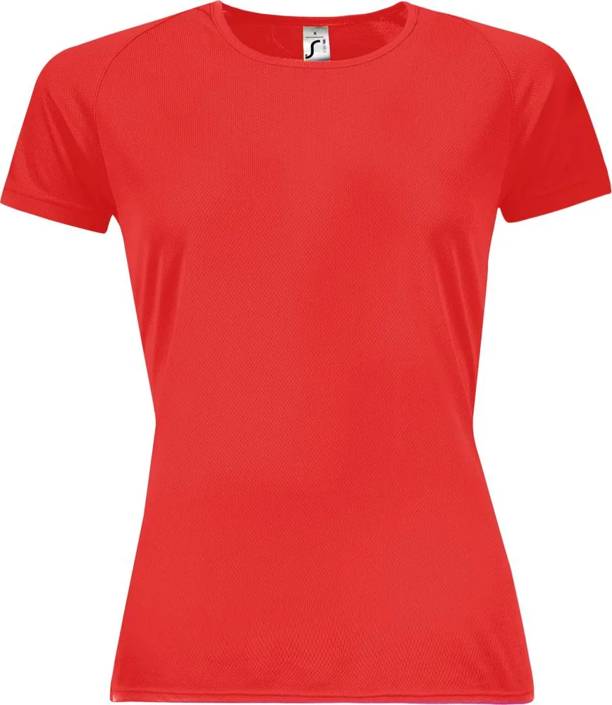 Футболка женская Sporty Women 140 красная, размер XL