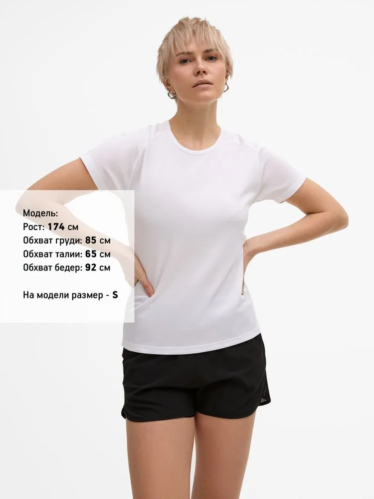 Футболка женская Sporty Women 140 белая, размер M фото 4