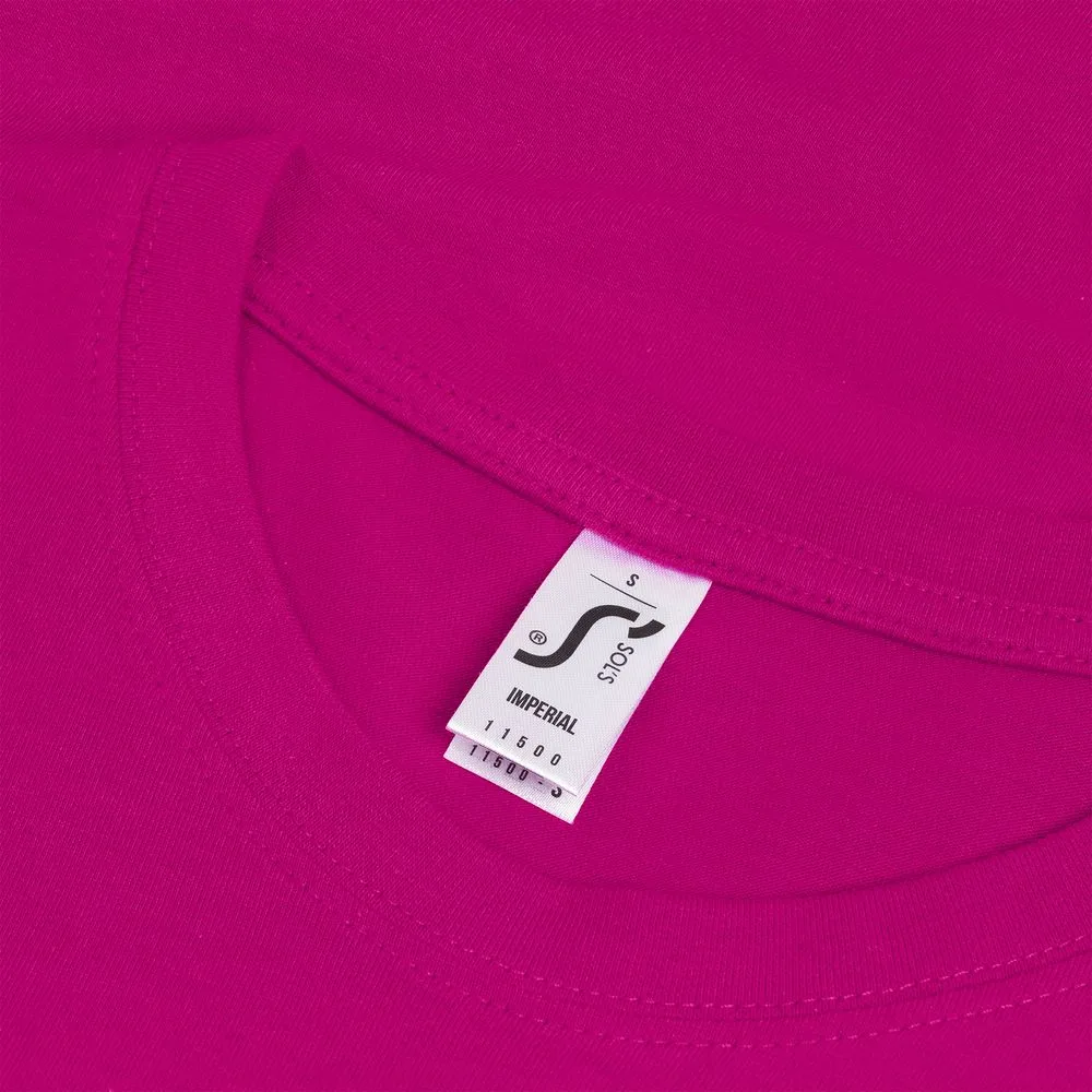 Футболка Imperial 190 ярко-розовая (фуксия), размер XL фото 15
