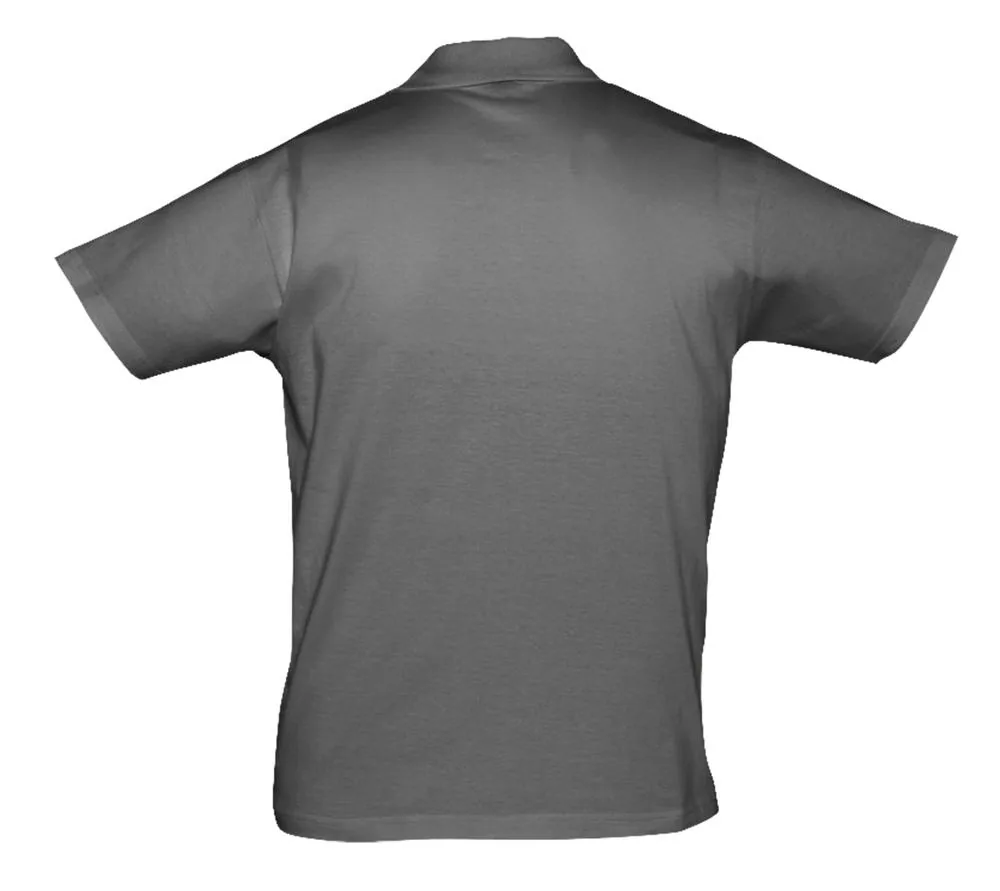 Рубашка поло мужская Prescott men 170 темно-серая, размер 3XL фото 3