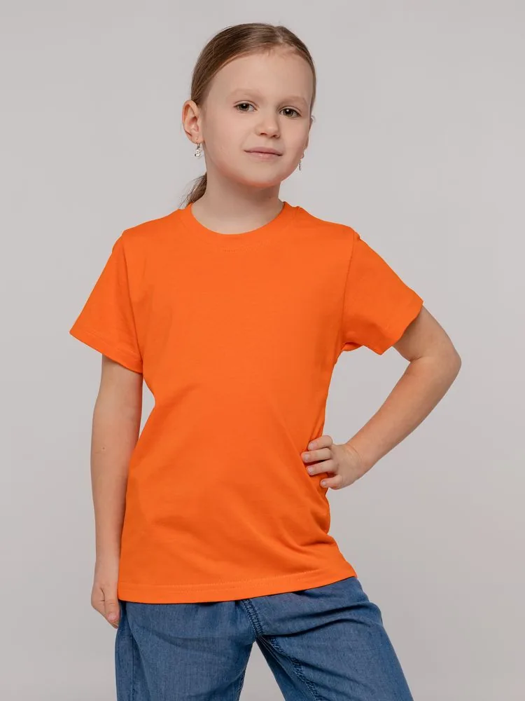 Футболка детская T-Bolka Kids, оранжевая, 10 лет фото 6