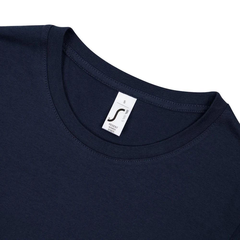 Футболка женская Regent Women, темно-синяя (navy), размер S фото 4