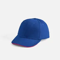 Бейсболка Buffalo, ярко-синяя (royal) с неоново-розовым фото 2