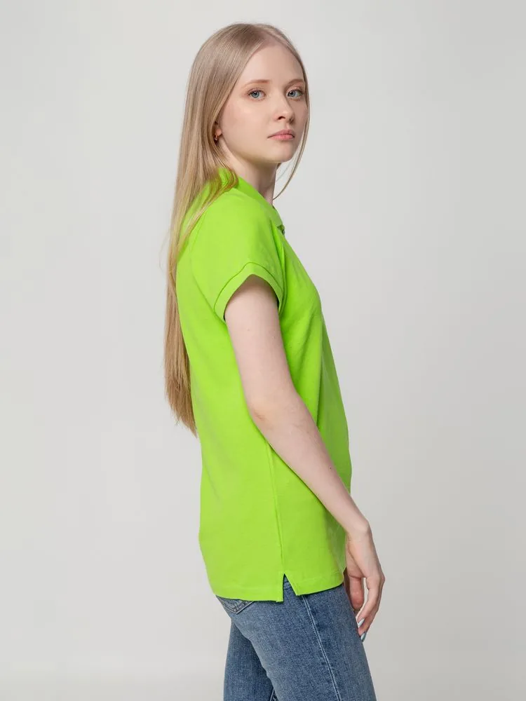 Рубашка поло женская Virma lady, зеленое яблоко, размер XL фото 7