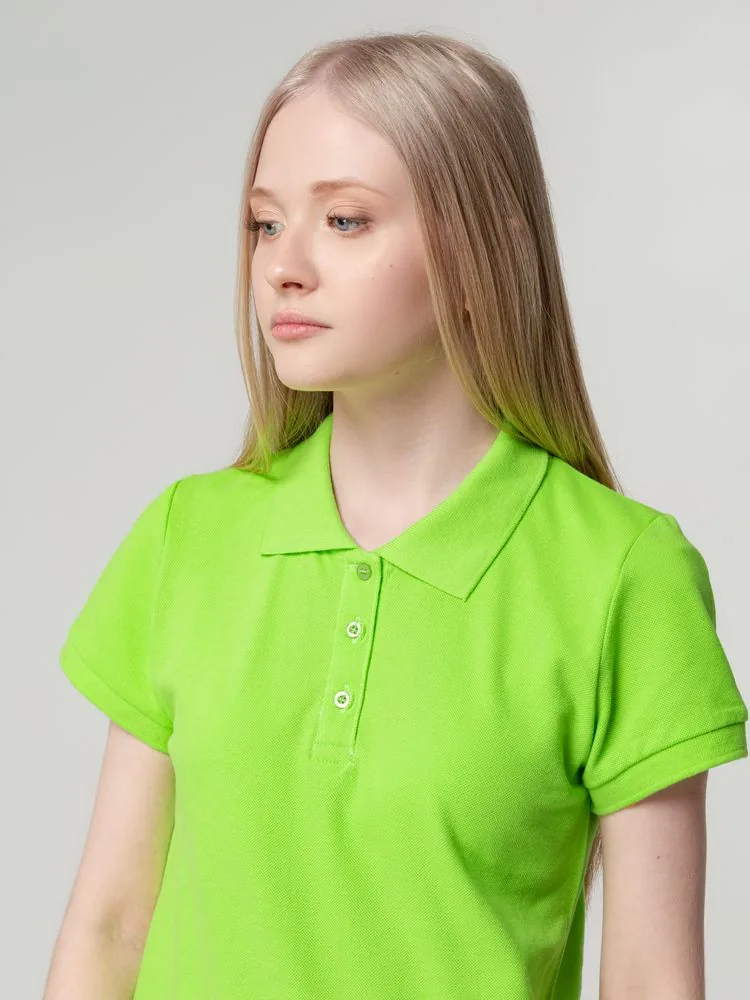 Рубашка поло женская Virma lady, зеленое яблоко, размер XL фото 9
